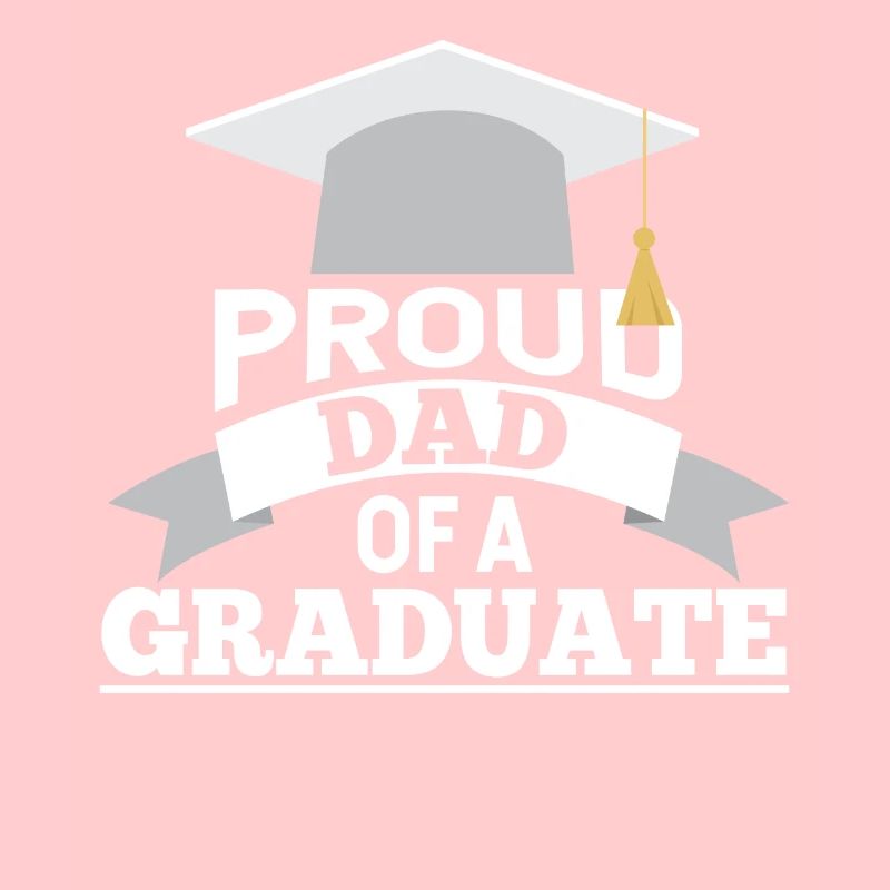 Stolzer Vater Eines Absolventen Absolvent