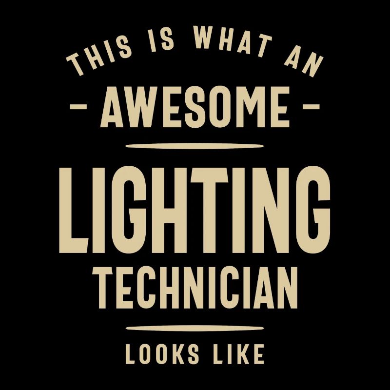 Super travail de technicien d’éclairage
