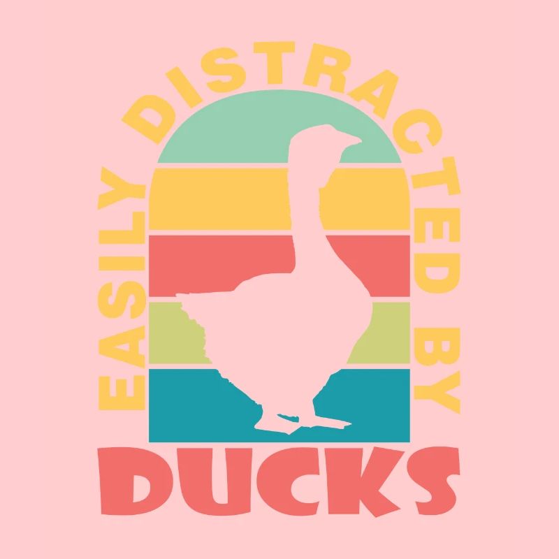 Facilement distrait par les canards Canards Oiseau