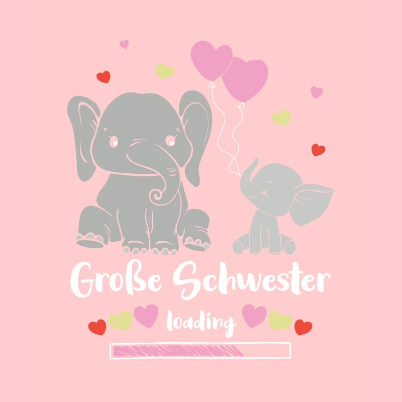 Große Schwester Loading Elefant