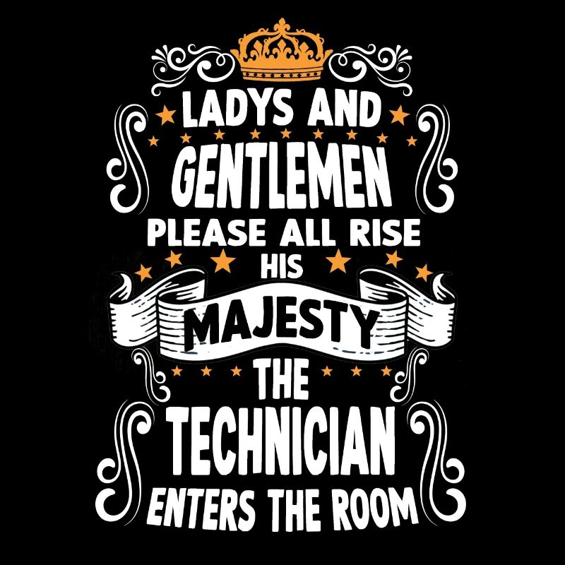 Technicien T drôle de technicien de motif