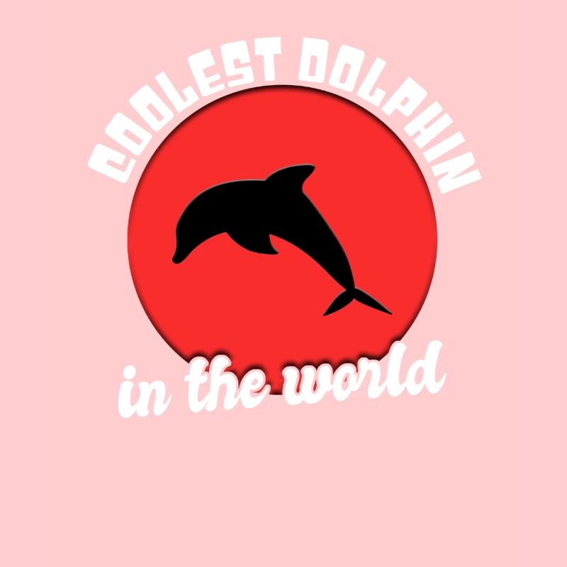 Cooler Delfin Spruch