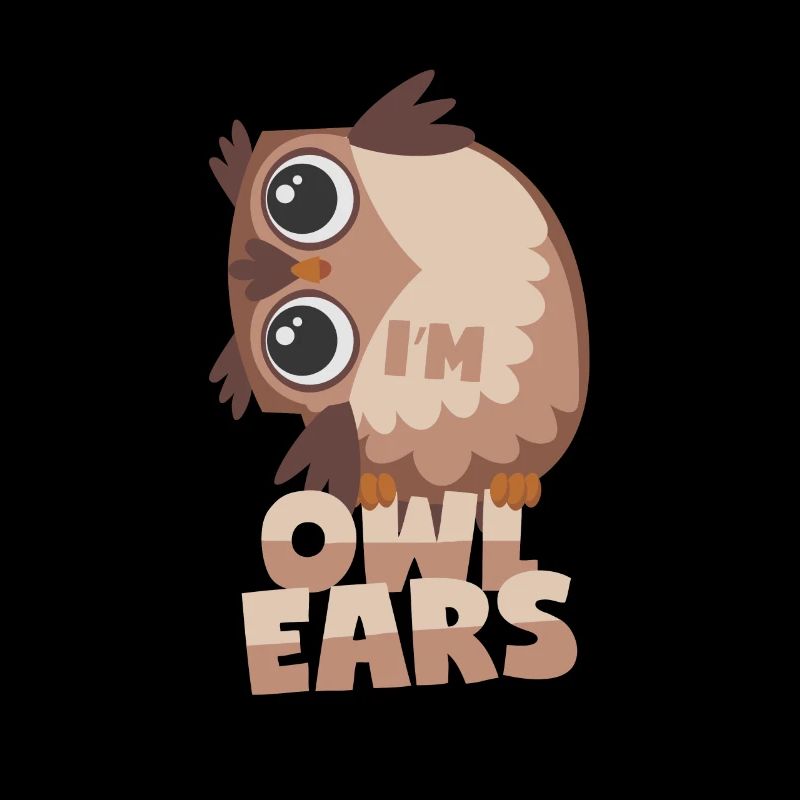 Die Eule ist ganz Ohr