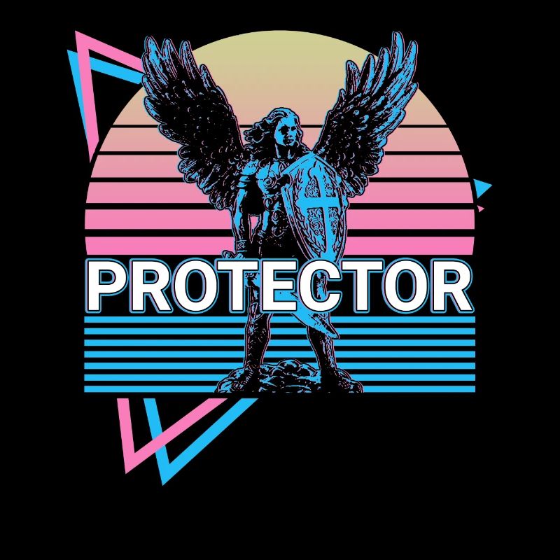 Protector Archangel Michael Retro