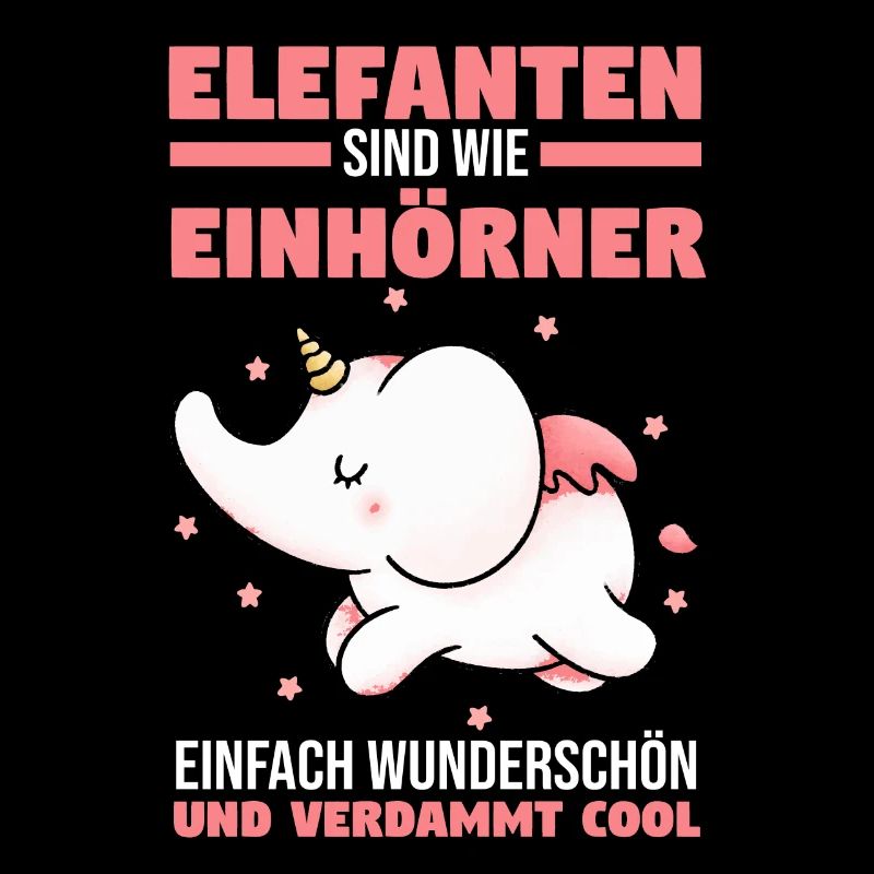 Dickhäuter Rüsseltier Einhorn Elefant