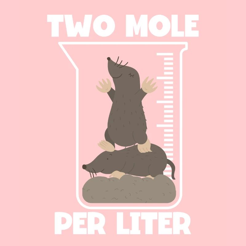 Zwei Mole Pro Liter