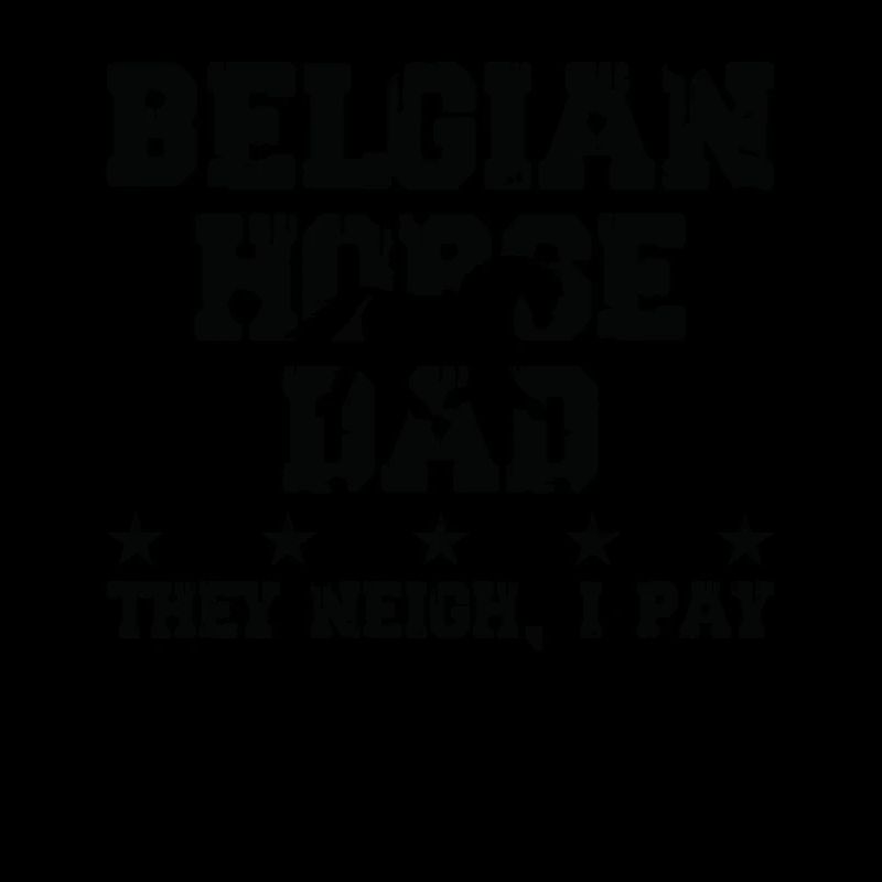 Pferdevater - Belgisches Pferd