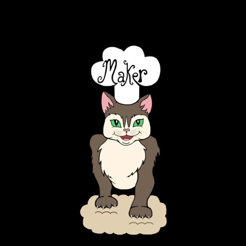 Cat Making Biscuits Maker Cat