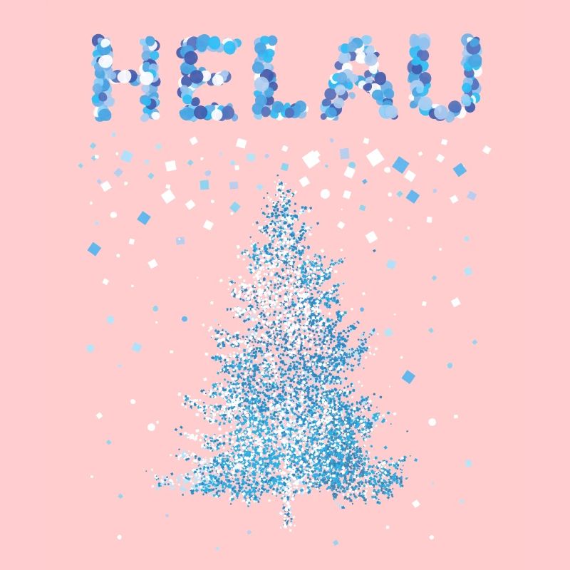 Karneval Konfetti Helau Weihnachtszeit Christbaum