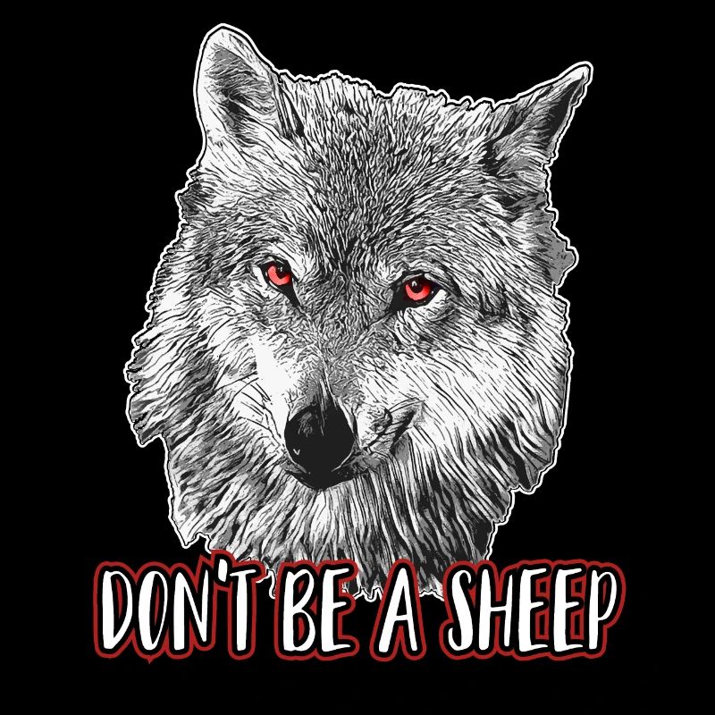 Sei kein Schaf