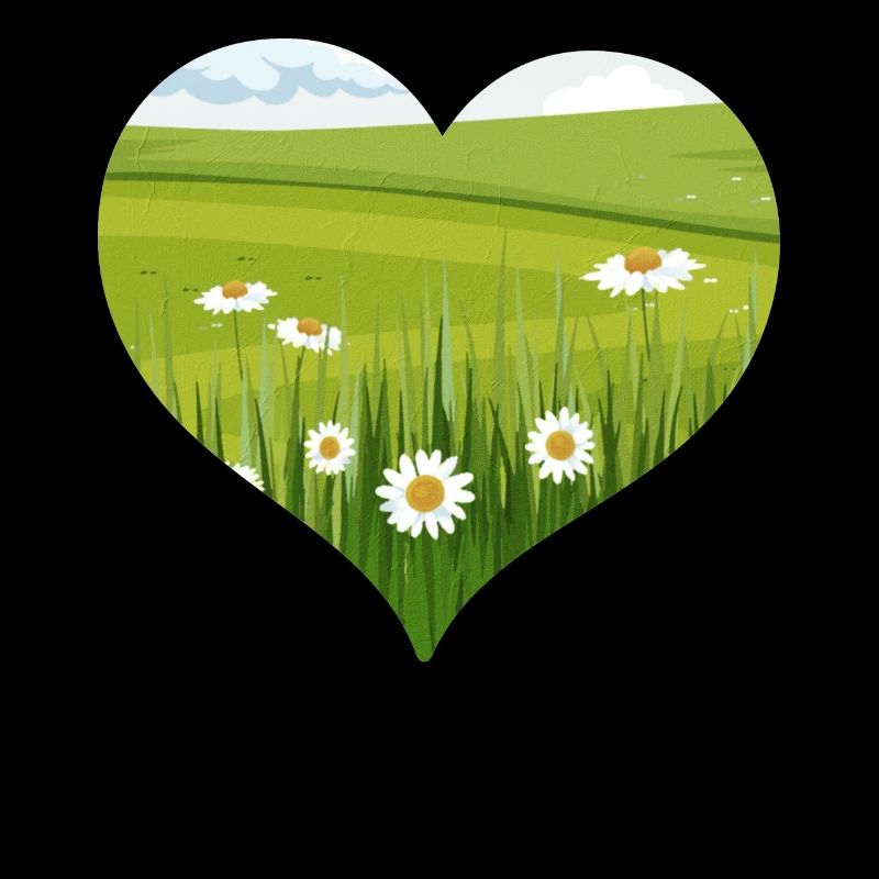 Bloomcore Esthétique Flowercore Heart Shape Cottagecor