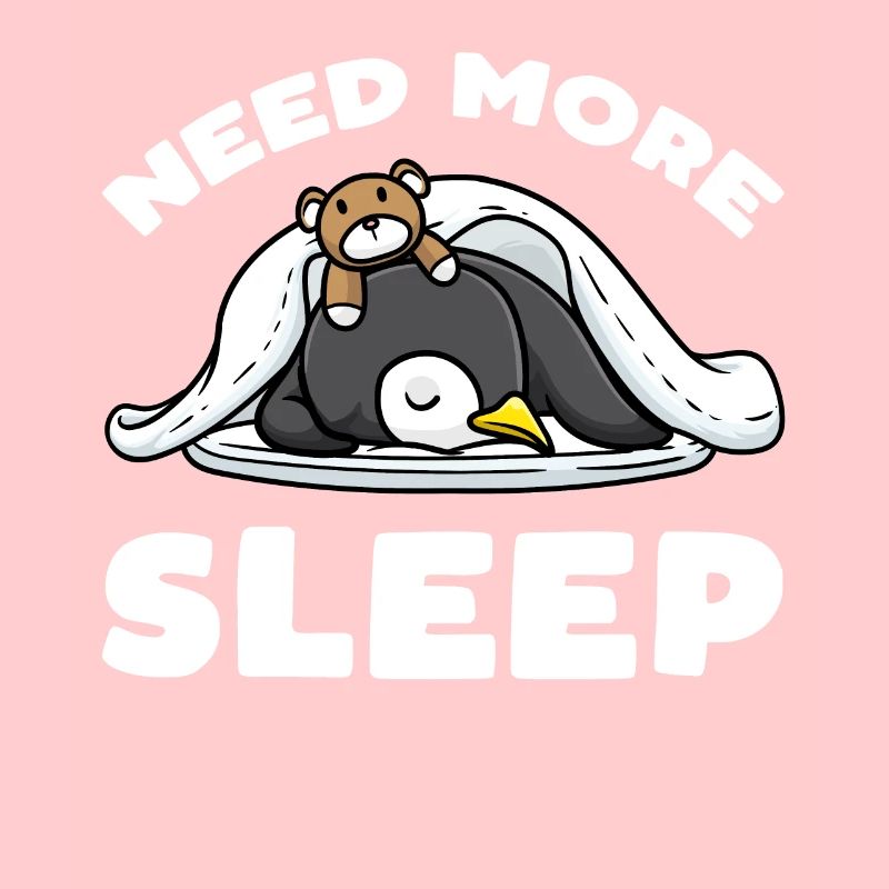 Need more sleep Sleeping Penguin Plush Toy
