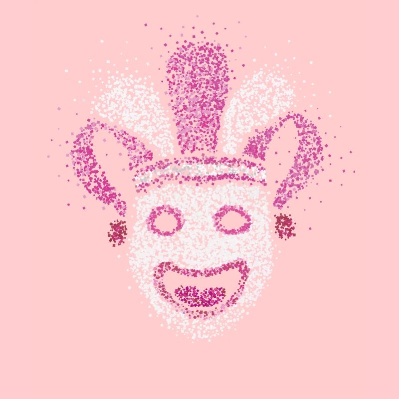 Fool's Mask Fool's Cap Carnival Carnival Confetti