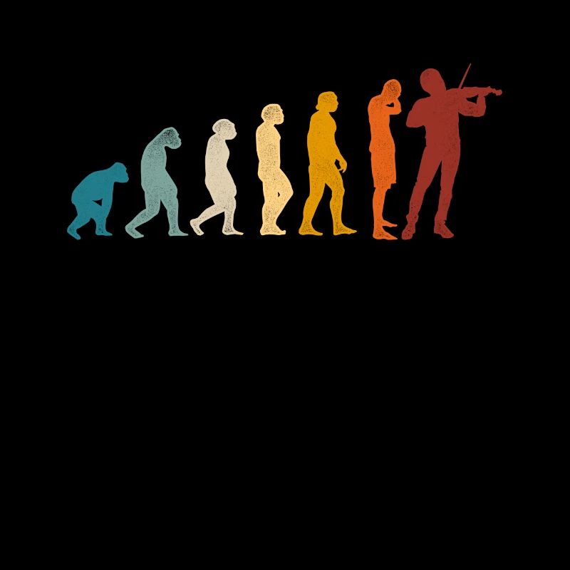 Violon Violoniste Evolution Retro