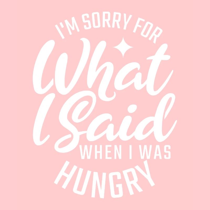 Je suis désolé pour ce que j’ai dit quand j’avais faim de fo
