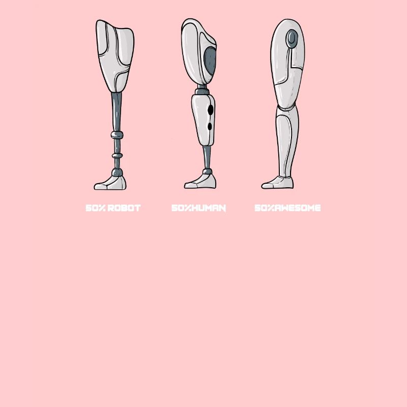 Amputation Bein Protese Cyborg Unfall Arm