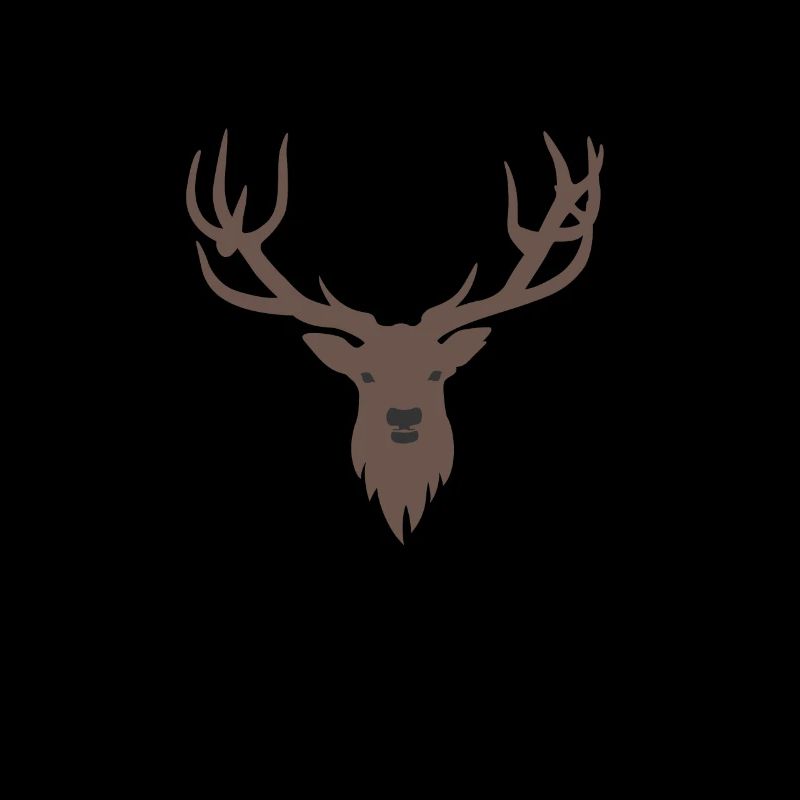 Hirsch Waldtiere Tierliebhaber Spruch Geschenk