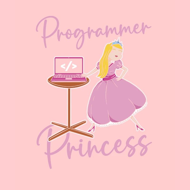 Développeur Coder Programmeur Princess