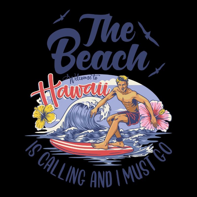 The Beach Is Calling And I Must Go Urlaub Spruch
