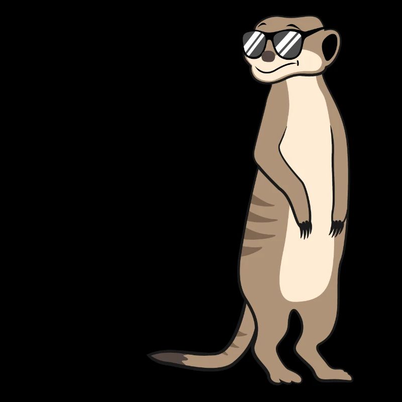 Cooles Erdmännchen Lustiger Spruch Geschenk