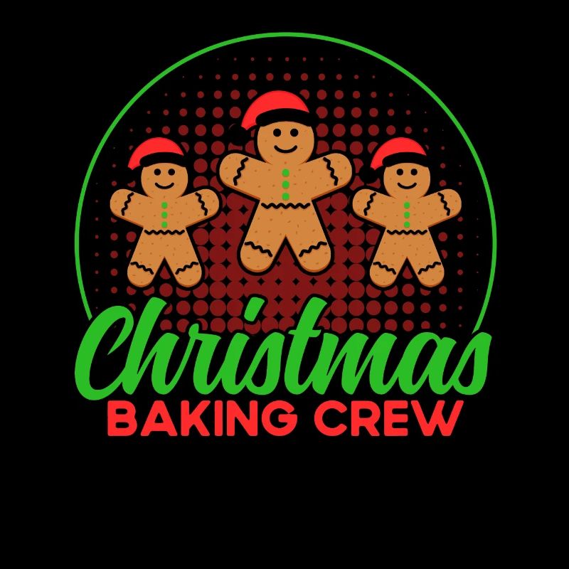 Plätzchenbacken Crew Lebkuchen backen Plätzchen ba