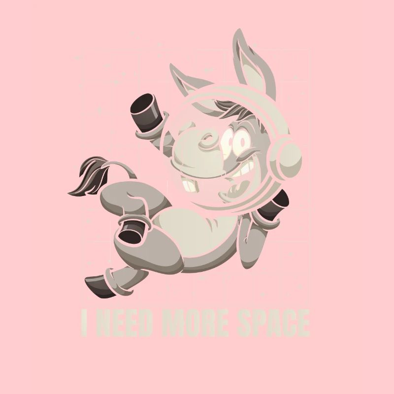 Muli Donkey Astronaut I Need More Space