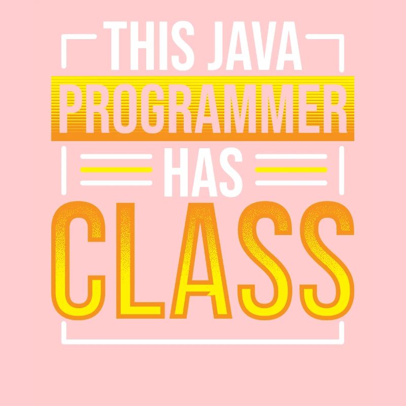 This Java Programmer has Class Programming Coding