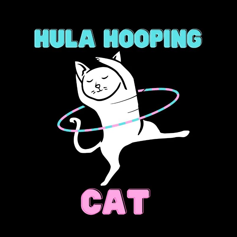 Hula Hooping Katze - Funny Dance Kitty