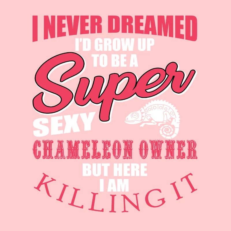 Funny Chameleon Design