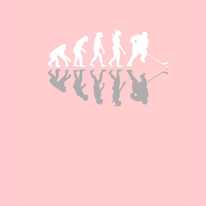 Human Evolution Ice Hockey Player Goalie Stick