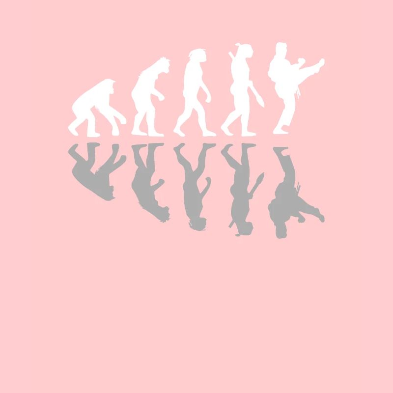 Human Evolution Karate Martial Arts Lover MMA