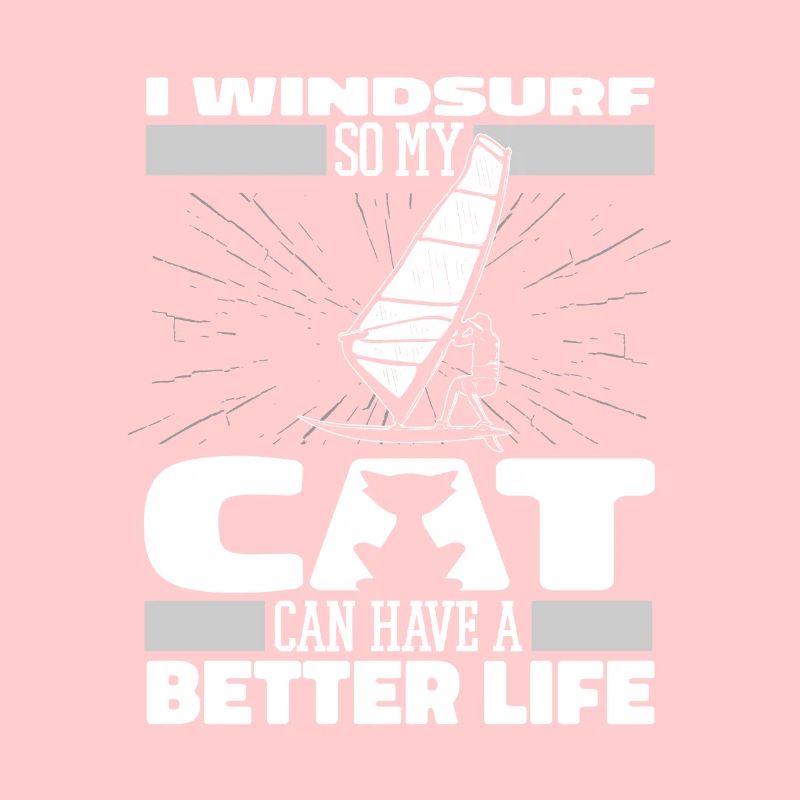 Windsurfen Windsurfer Katze
