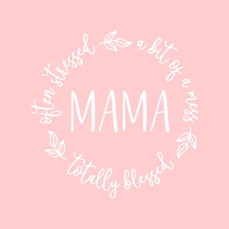 Total oft gestresst ein bisschen Chaos Mama