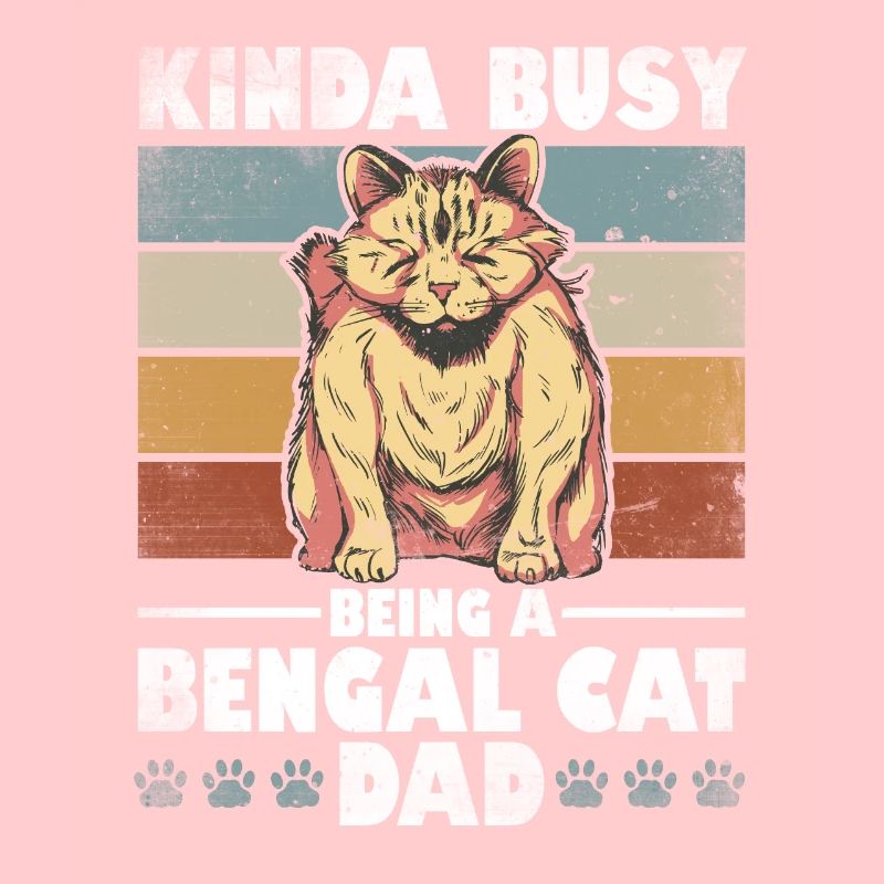 Bengal Cat Daddy Cat Propriétaire Père Chaton