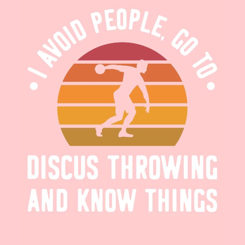 I avoid people go to Diskus werfen