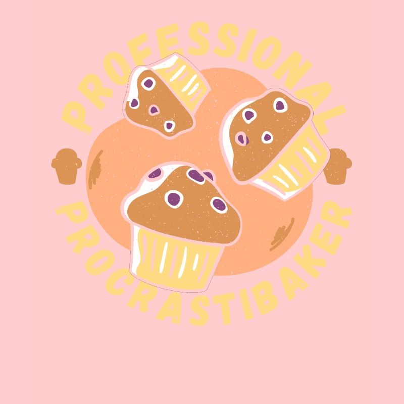 Professional Procrastibaker Baker Baking Bakery