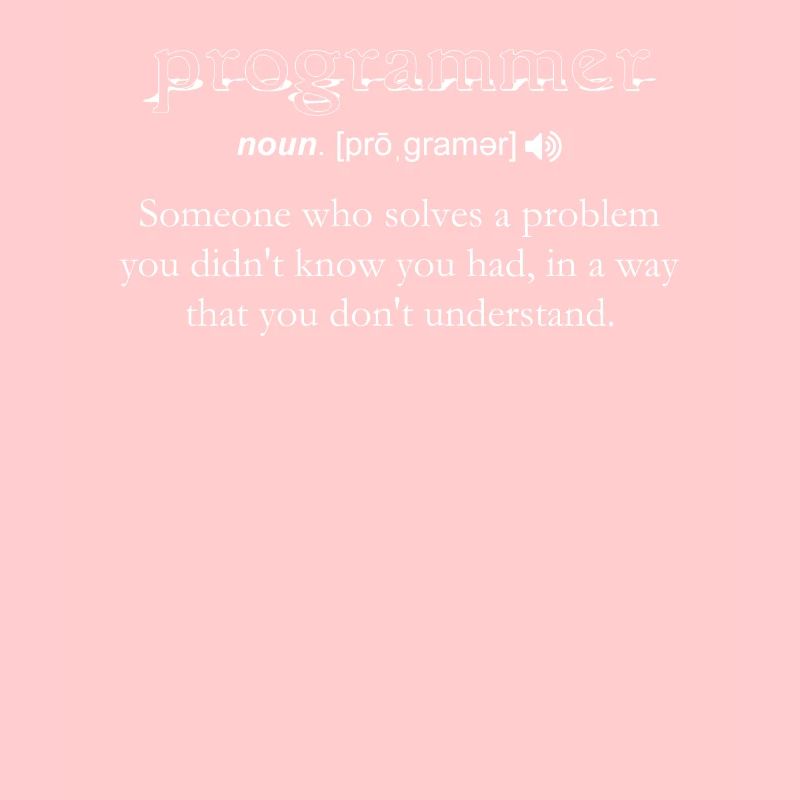 Programmierer Lustige Definition Codierung Humor Computer