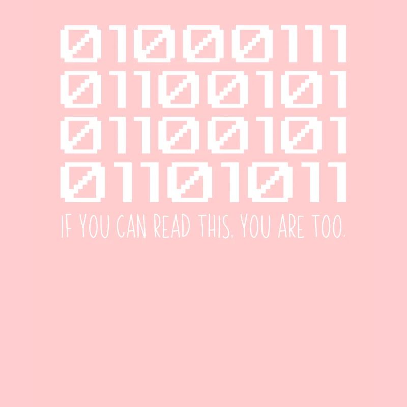 Cooler Computer Binärcode Programmierer Entwickler