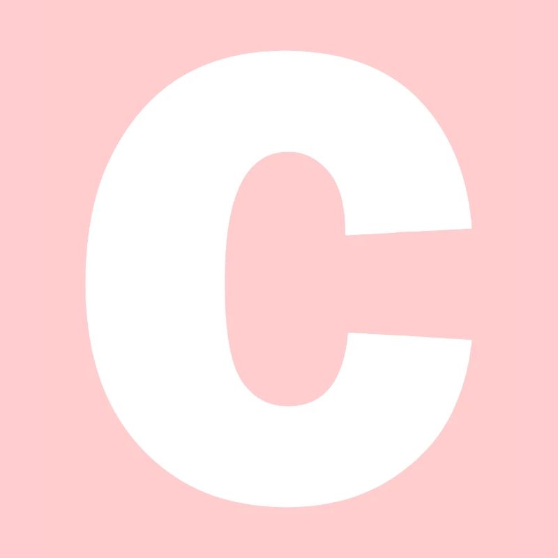 Buchstabe C Großbuchstabe Alphabet Monogramm Initialbuchstabe c