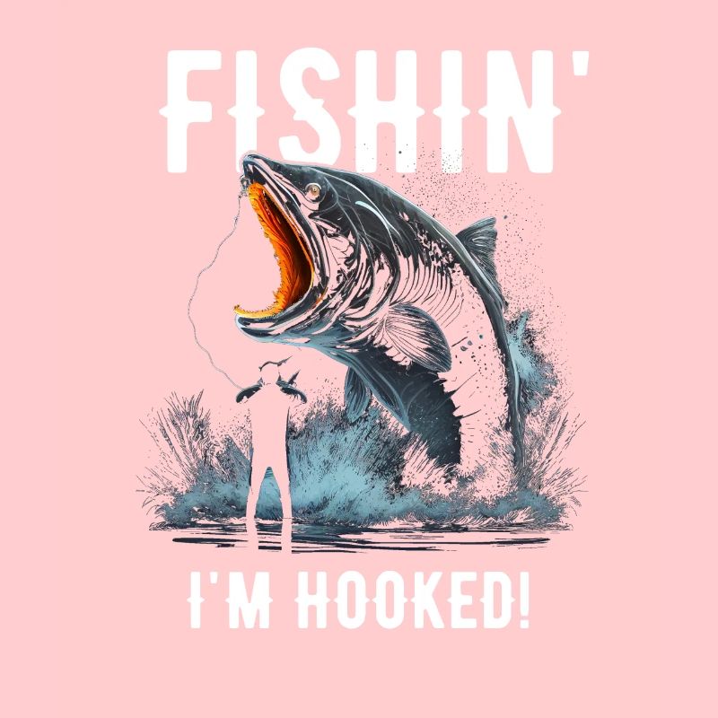 Fishin Je suis un poisson géant accroché