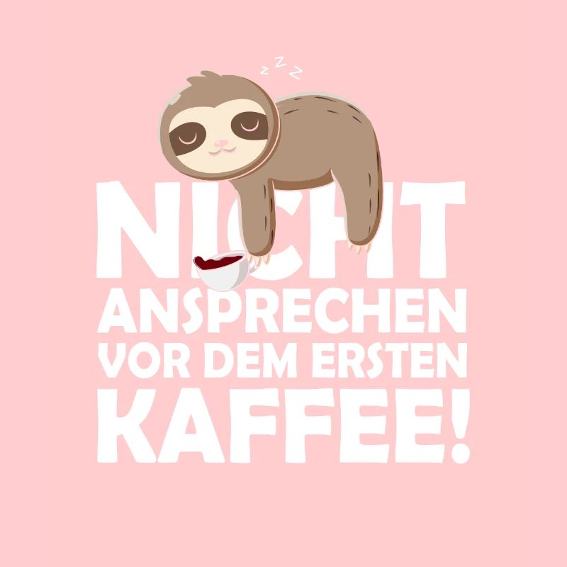 Faultier Nicht Ansprechen Vor Dem Ersten Kaffee