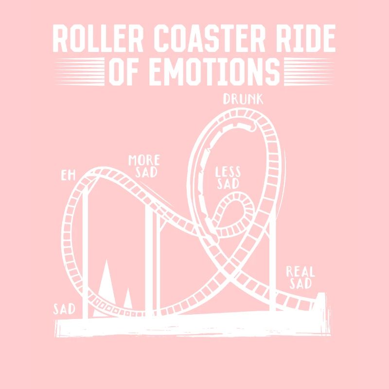 Roller Coaster Ride Of Emotions Looping Gift