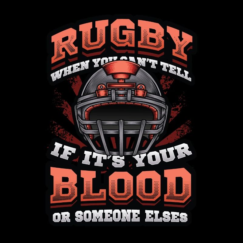 Funny rugby player