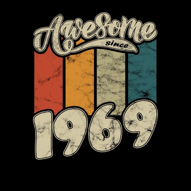 1969 Birthday Awesome since Retro