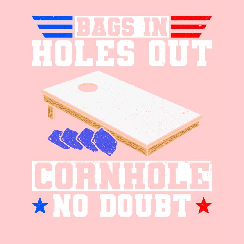 Cornhole Player Blind Hole - Funny Cornhole