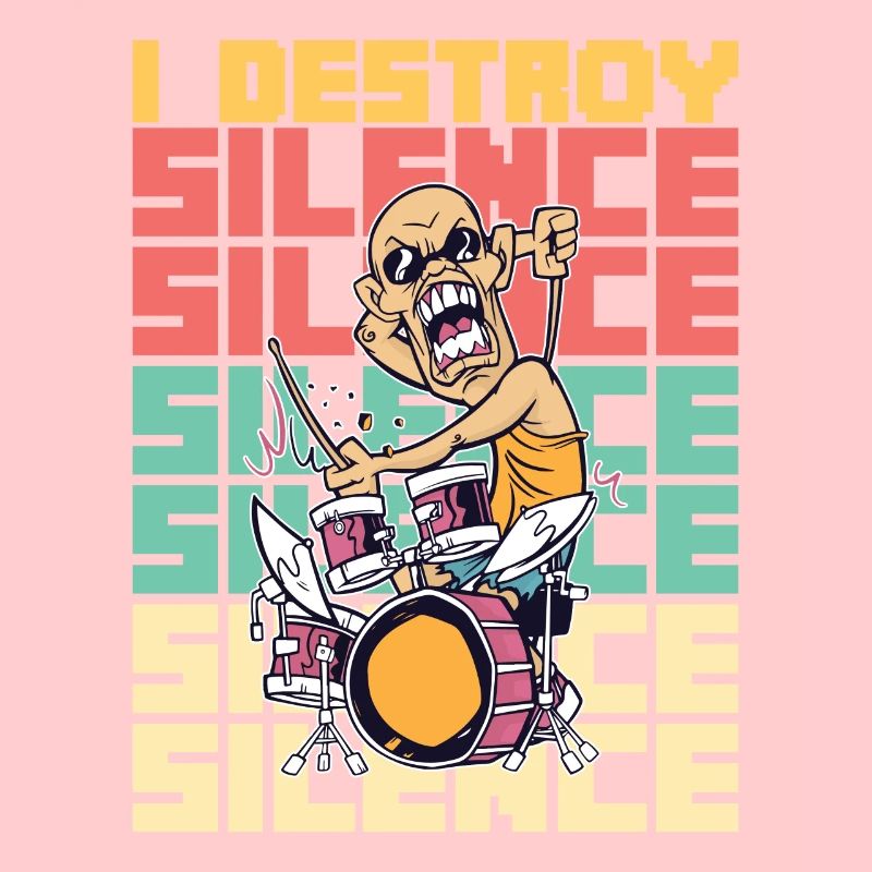 I Destroy Silence drums
