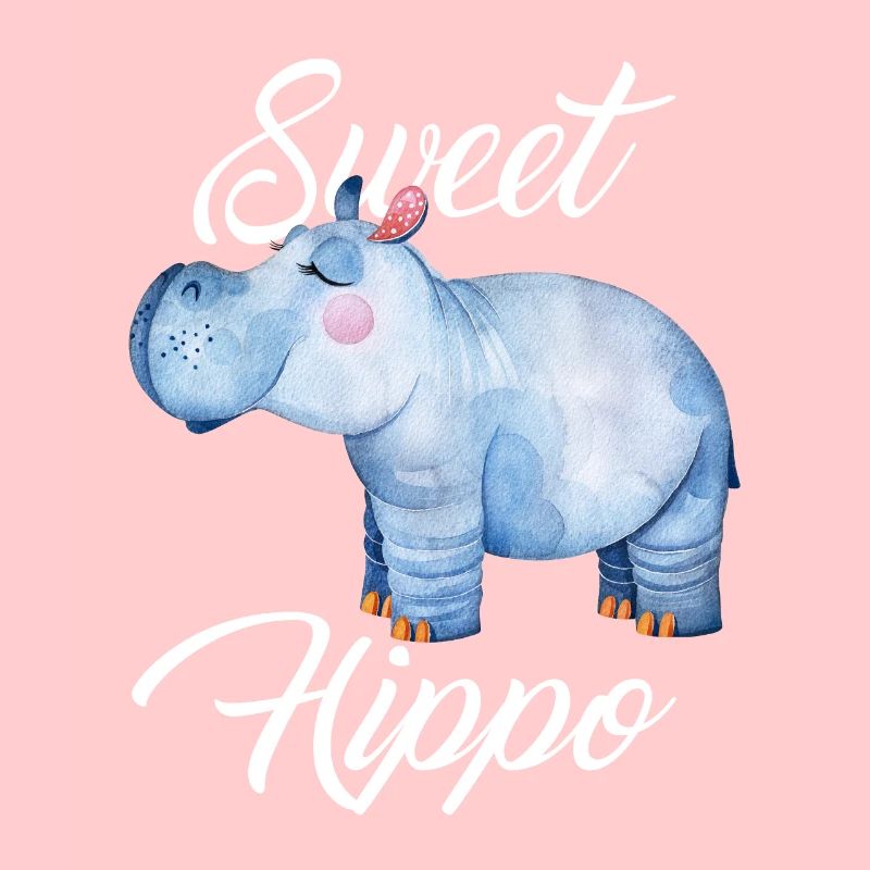 Geschenk zur Geburt der Tochter Süsses Hippo
