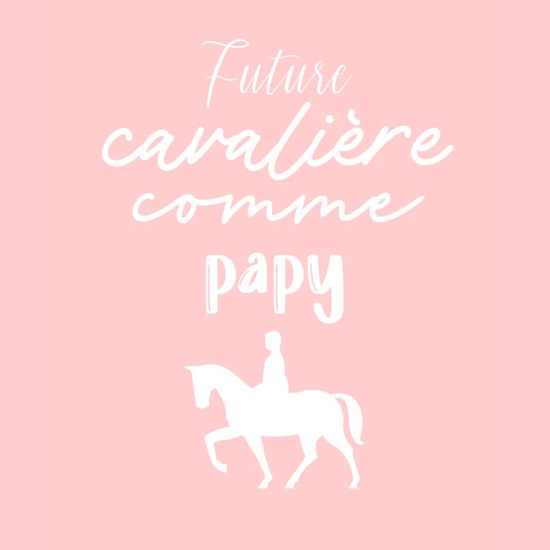 Future cavalière comme papy