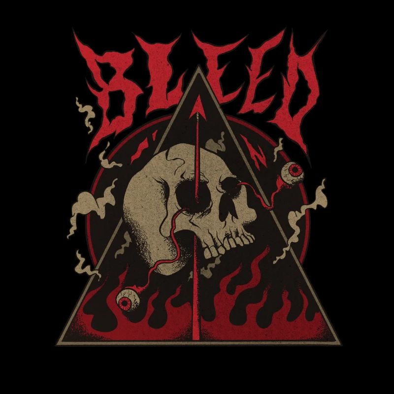 Créatures serpent et crâne de l’enfer