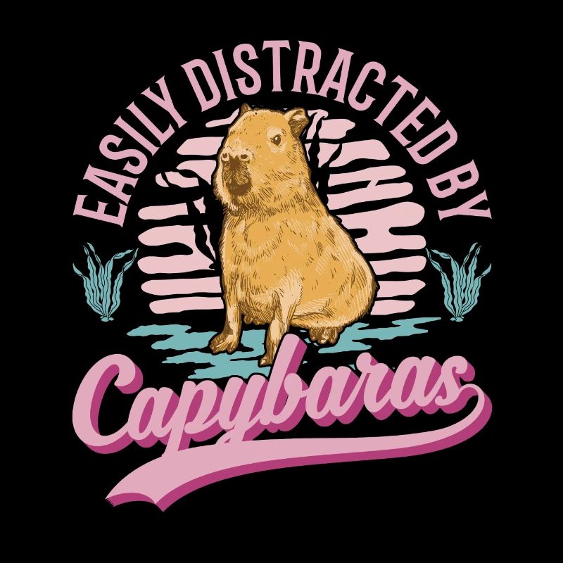 Facilement distrait par Capybaras